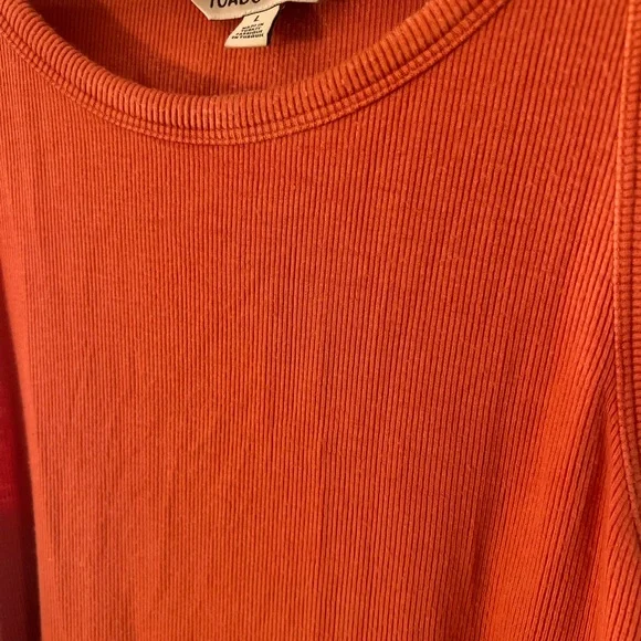 Toad & Co Ribbed Tank Top L - Picture 5 of 7